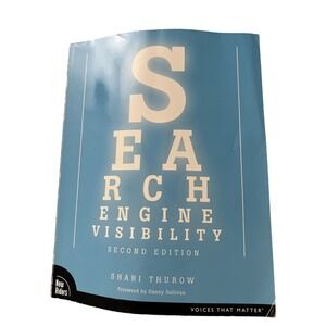 Search Engine Visibility Second Edition By Shari Thurow